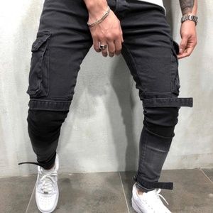 Ash Denim velcro skinny jean